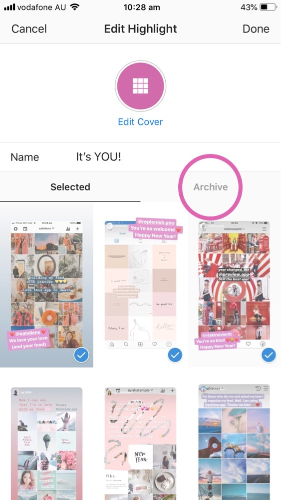 How to Reorder your Instagram Story Highlights?