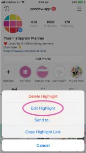 How to Reorder your Instagram Story Highlights?