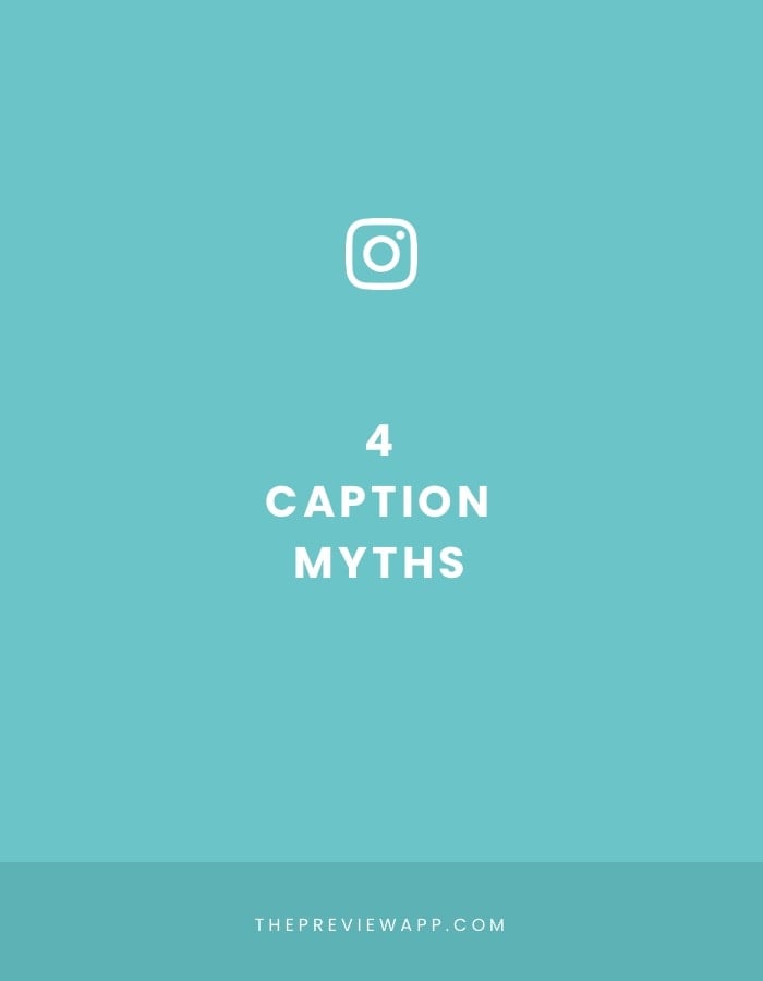 4 Biggest Instagram Caption Myths - Busted.