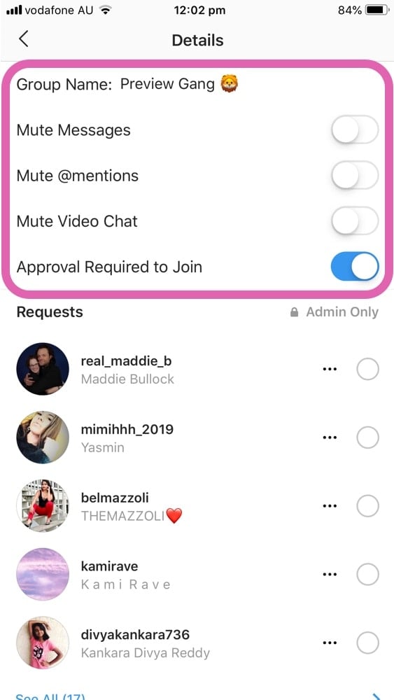 Messenger member turn group on facebook approval chat How to