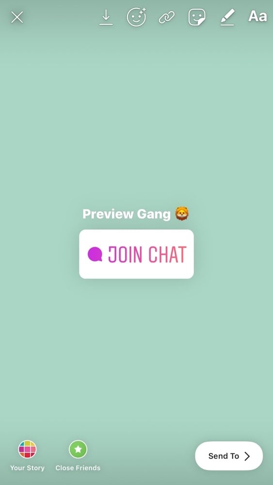 How To Use The Chat Feature In Instagram Story Full