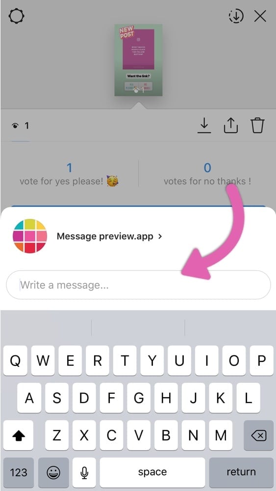 add link to instagram story without swipe up