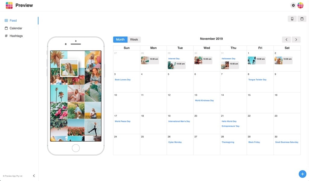 instagram grid planner desktop free