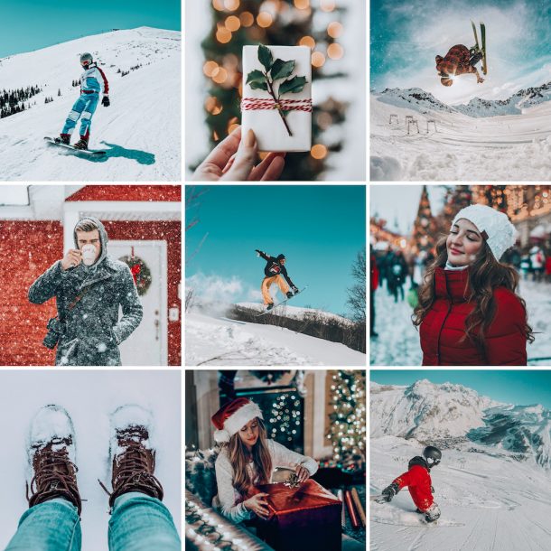 Winter Presets + Christmas Presets (ONE CLICK PRESETS)