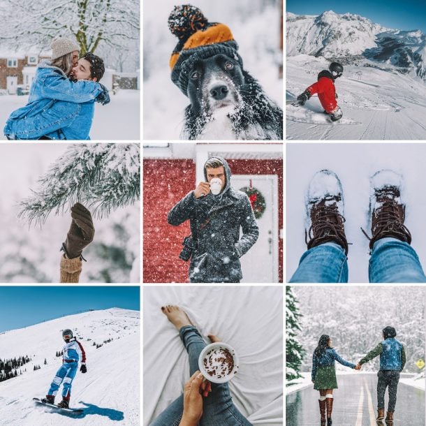 Winter Presets + Christmas Presets (ONE CLICK PRESETS)