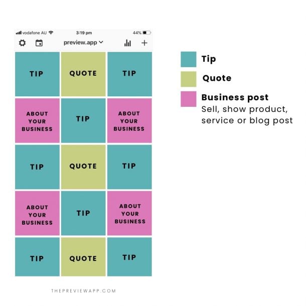 how to create instagram grid