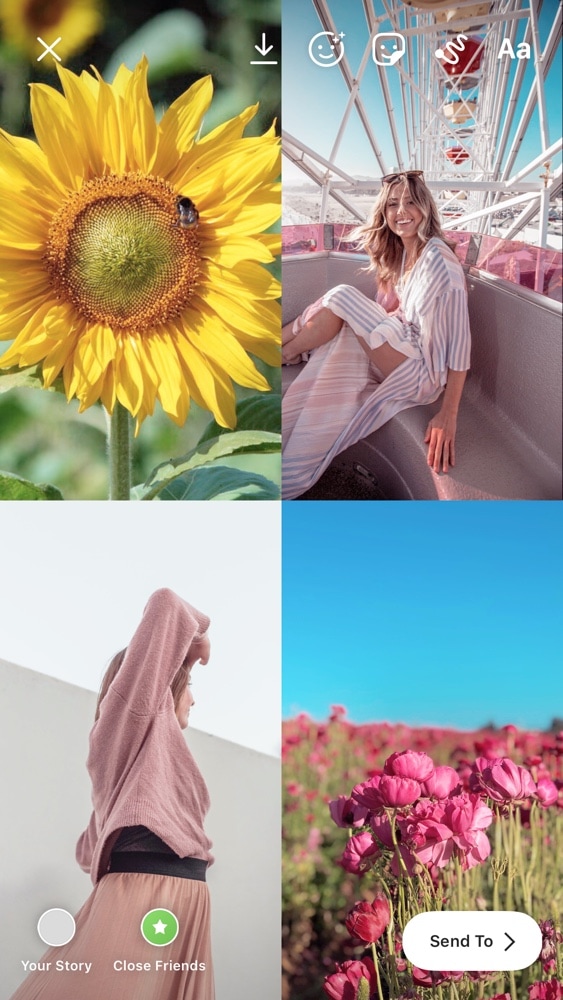 Instagram Story Photo Collage Inside The Instagram App 