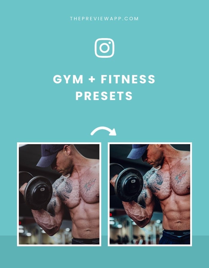 Gym + Fitness Presets in Preview App
