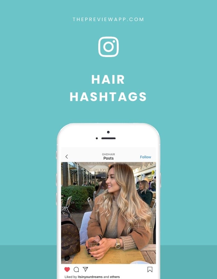 Instagram hashtags for Hair, Hairdressers, Hairstylists and Barbers