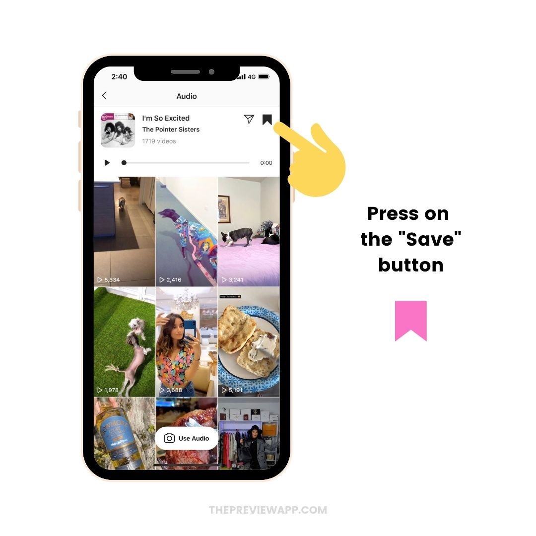 How to use the "Saved" Music feature on Instagram Reels & Story?