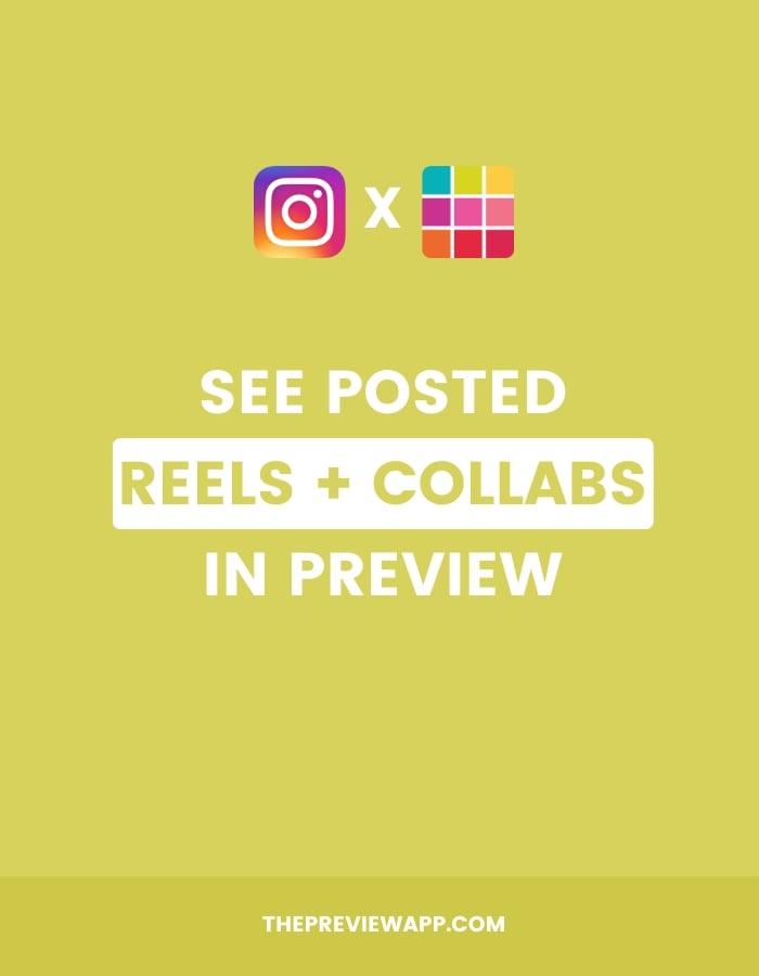 posted instagram reels and collab