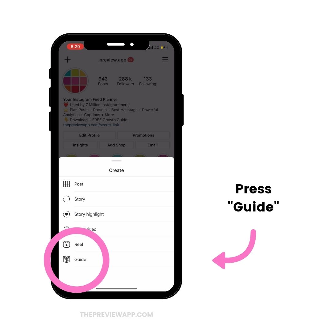 The Guides feature on Instagram