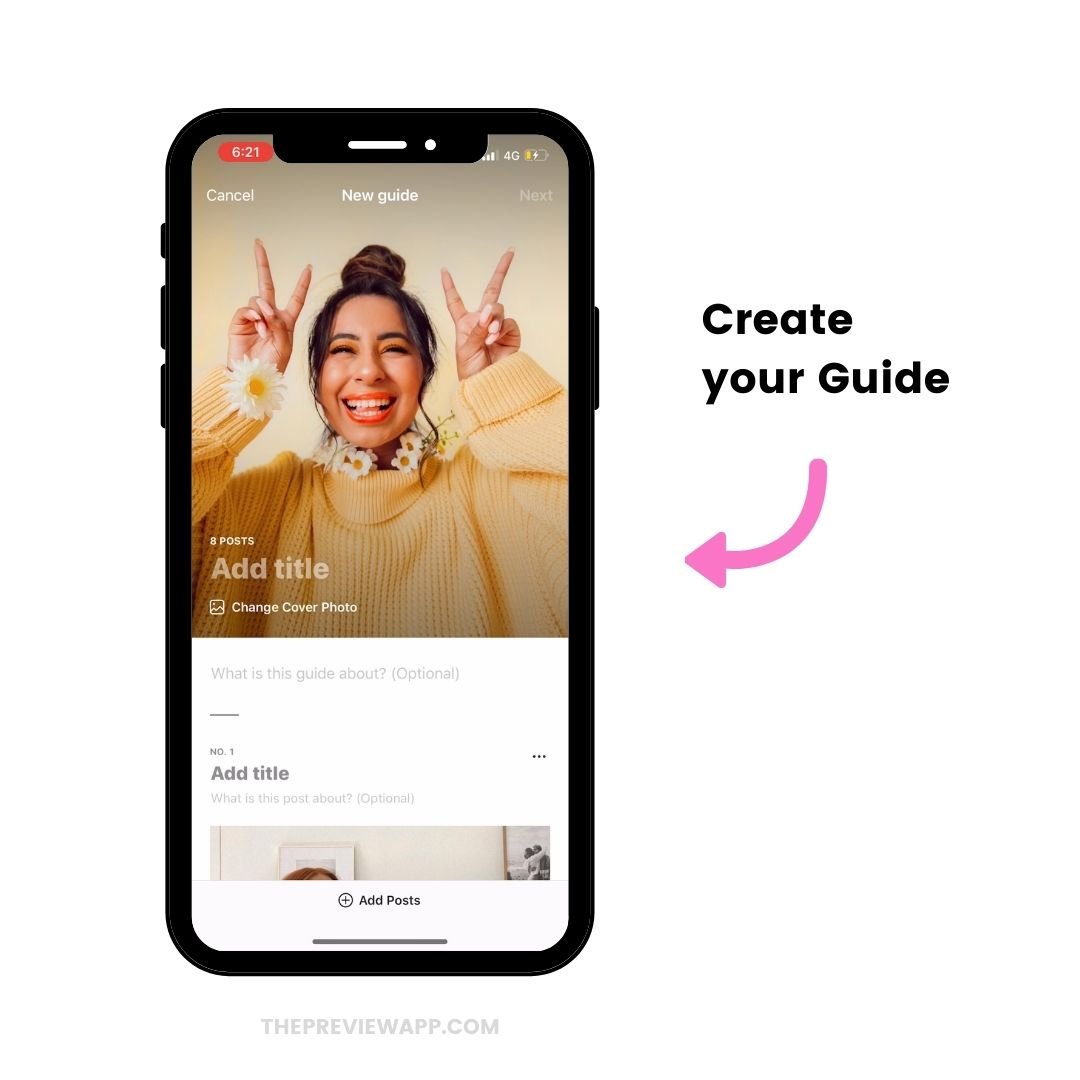 How to create Instagram Guides blog post