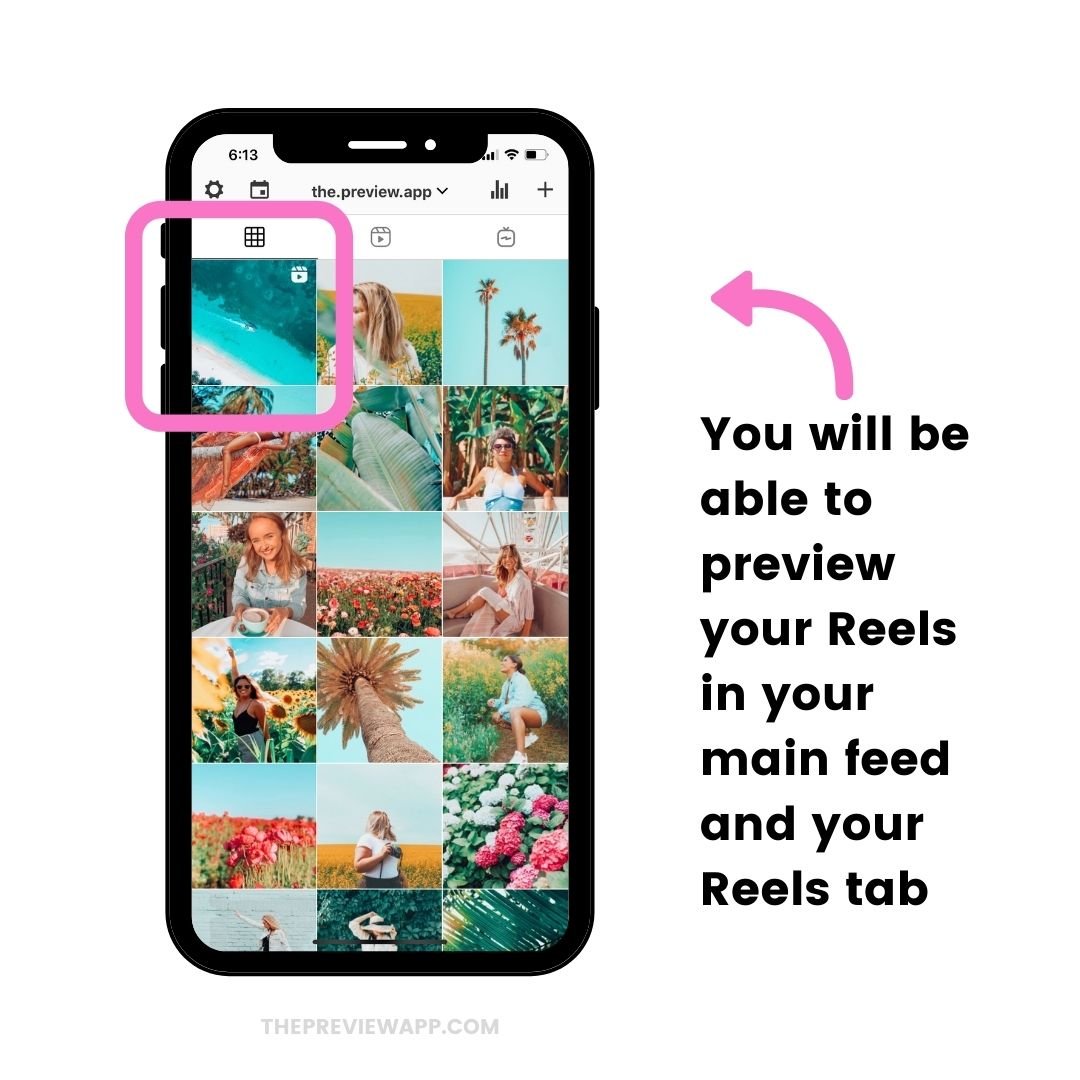 Preview your Instagram Reels in your feed before posting