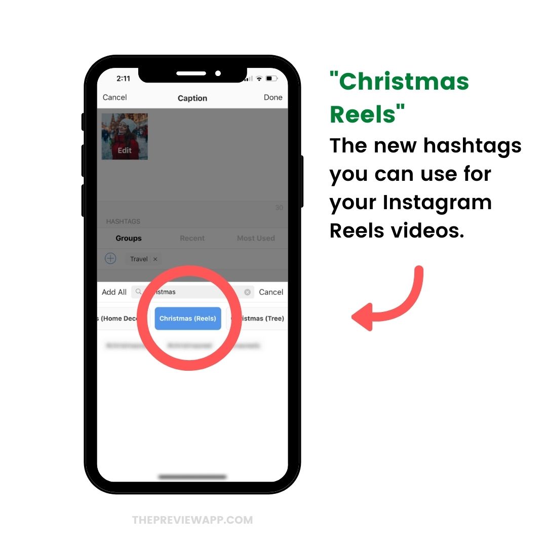 Christmas Instagram hashtags