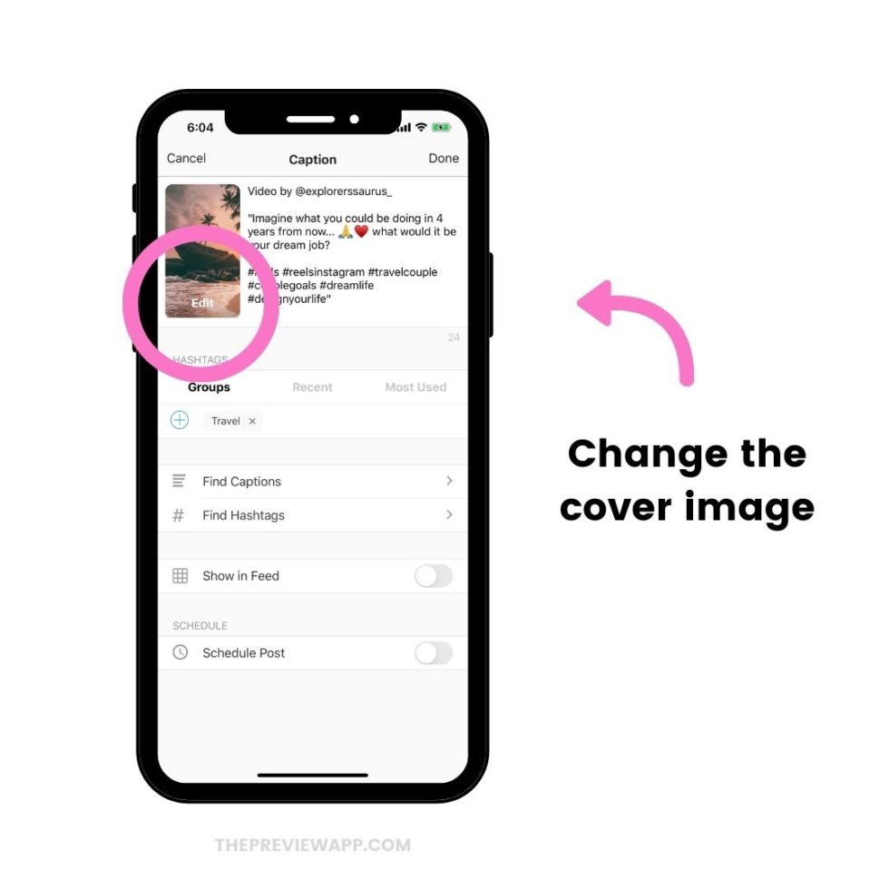 How to Repost Instagram Reels using Preview App