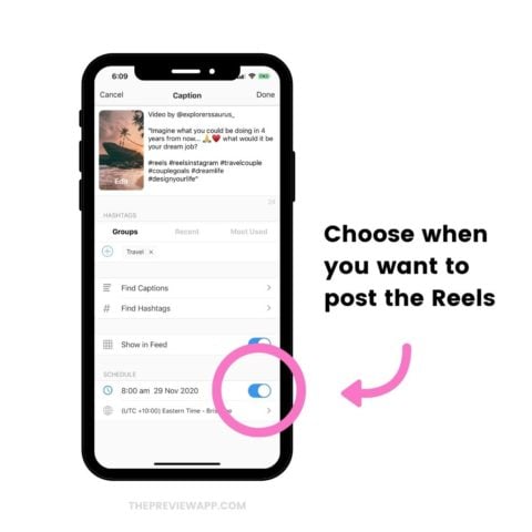 How to Repost Instagram Reels using Preview App