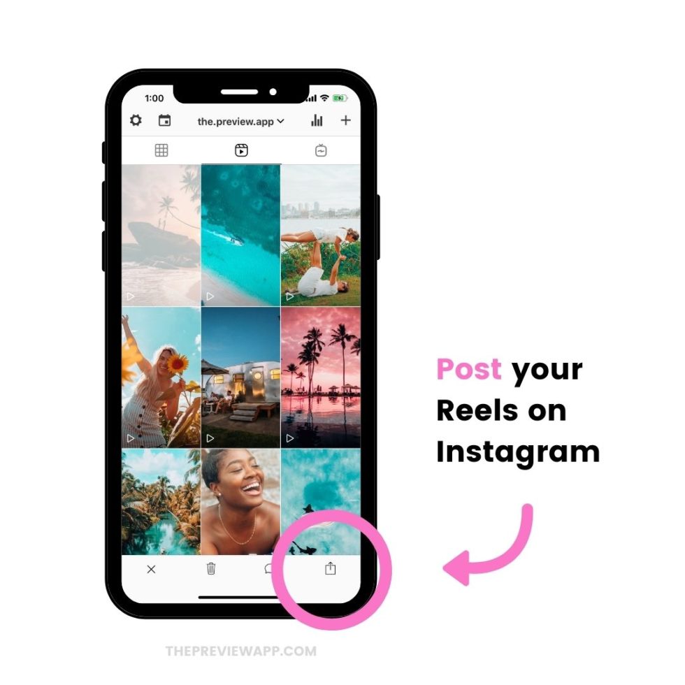 How To Repost Instagram Reels Using Preview App