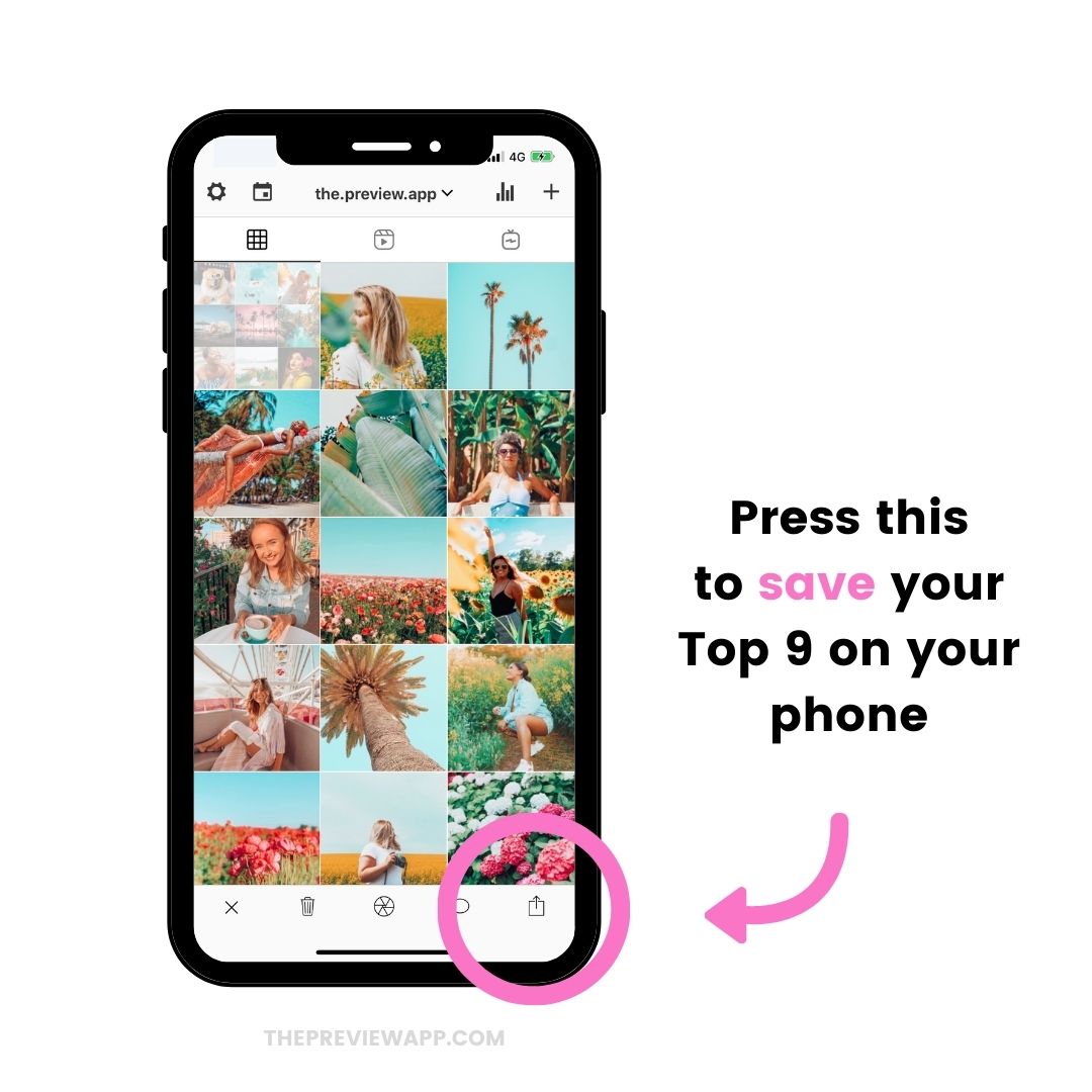 Instagram Top 9 2020 How to Make it using Preview App