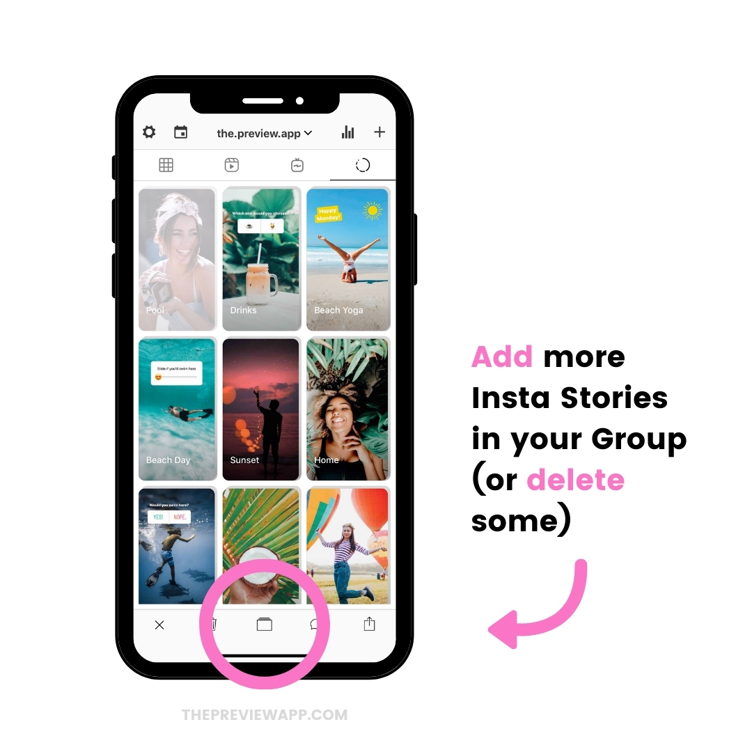 How to view deals instagram stories preview