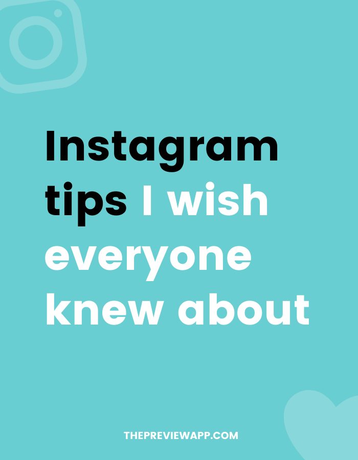 Instagram Tips
