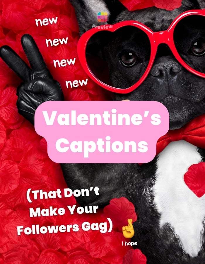 +100 New Valentine’s Day Captions for Instagram (including if you’re single)