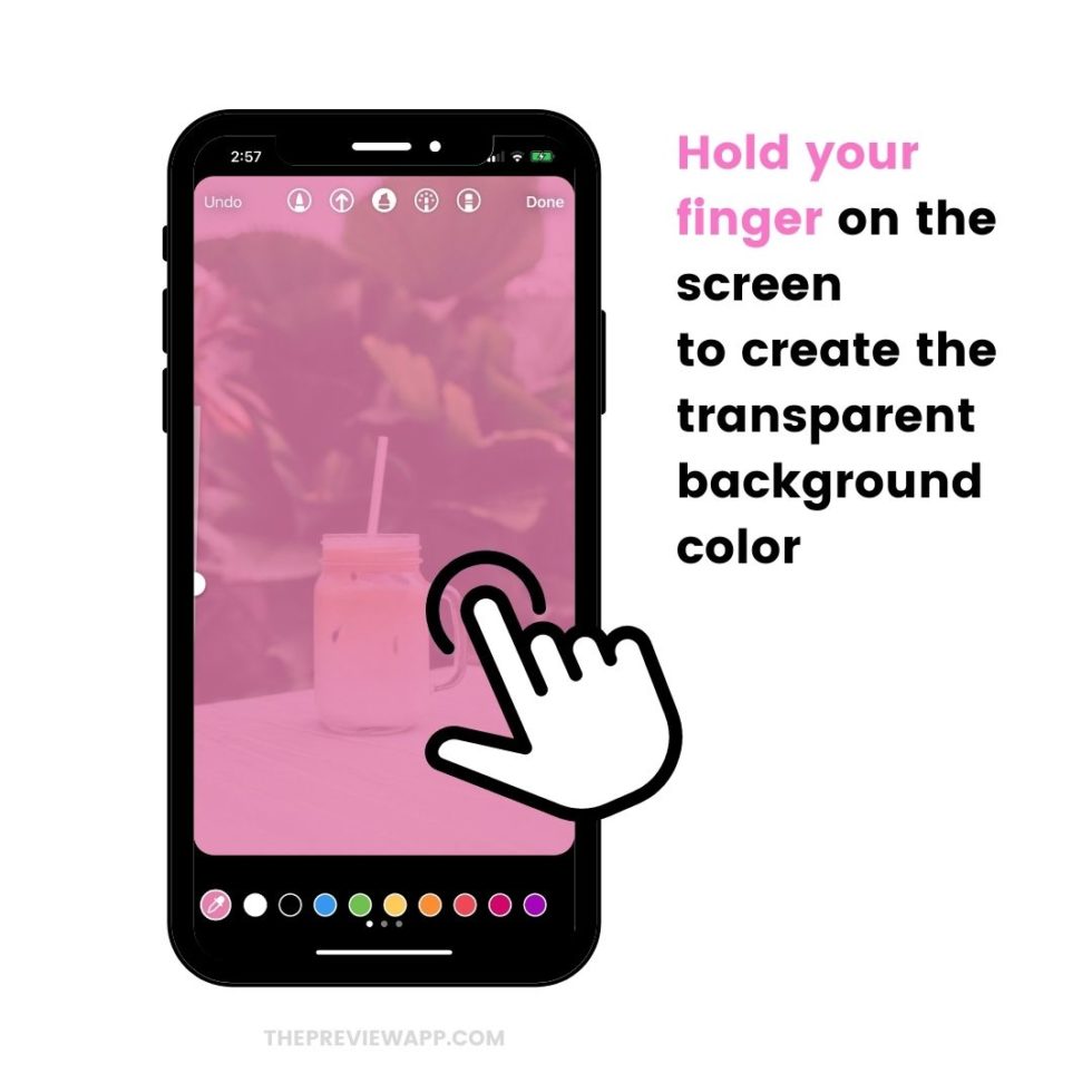 How to Change Background Color in Instagram Story?