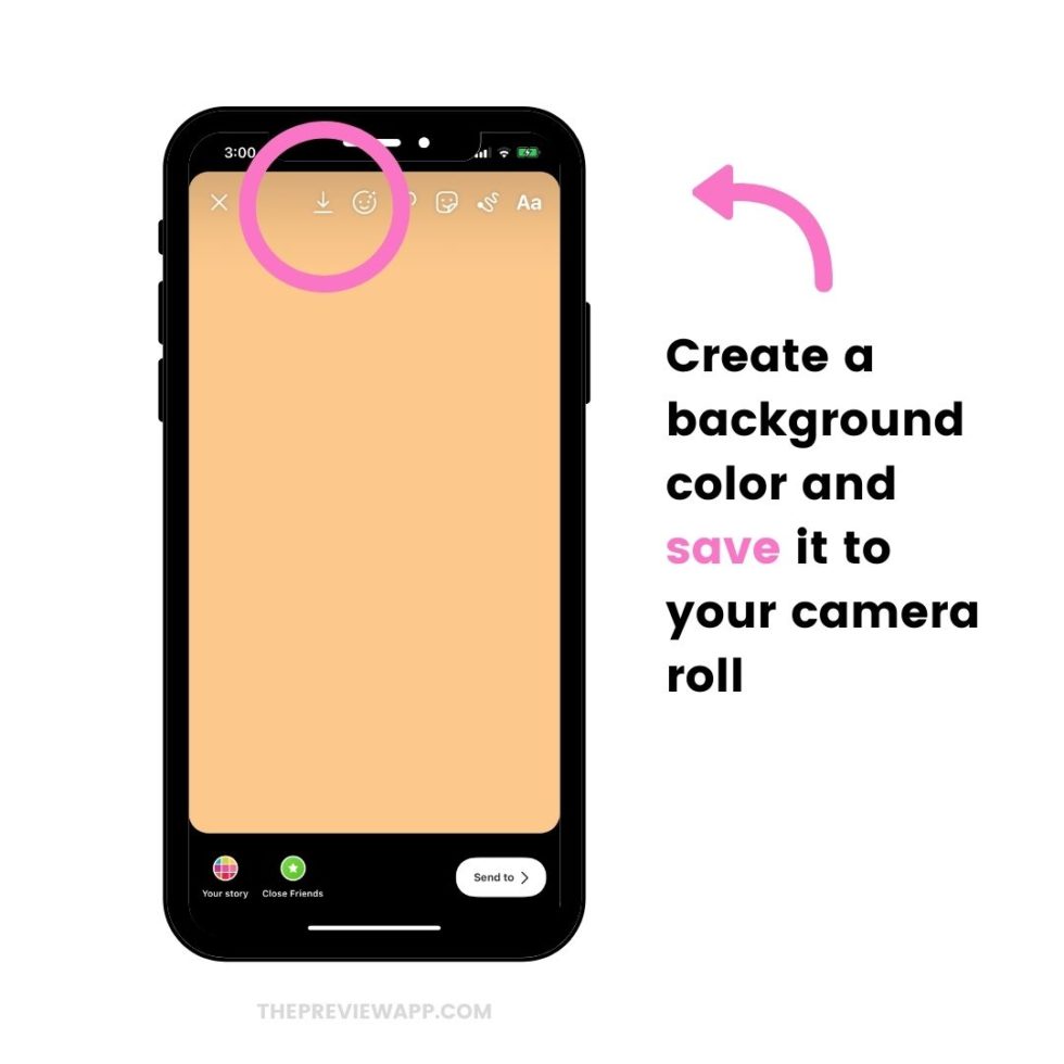 How to Change Background Color in Instagram Story?