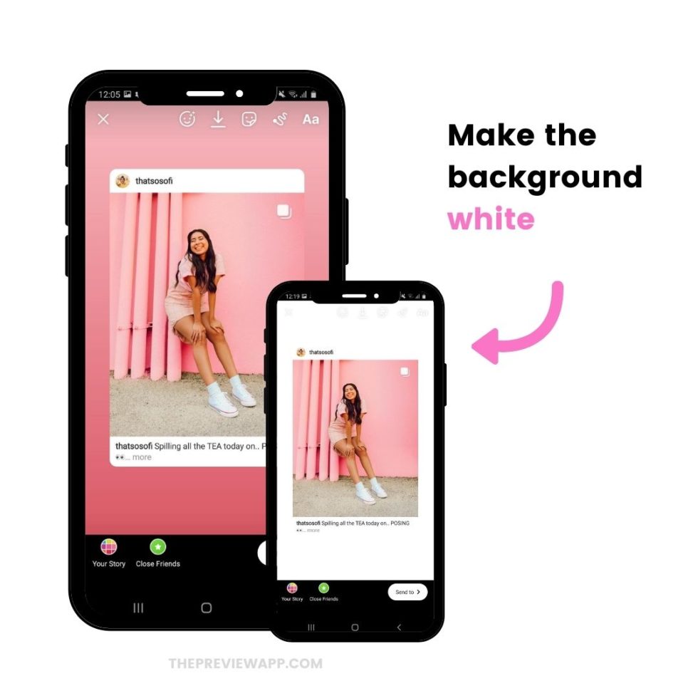 How to Change Background Color in Instagram Story?