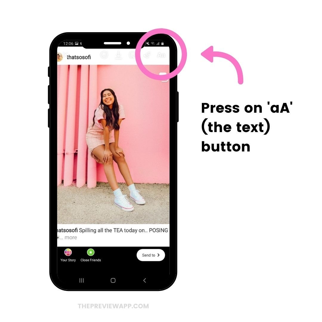 How to change background color in Instagram Story?