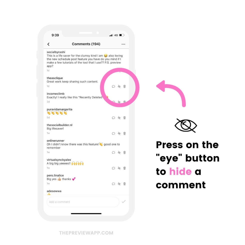 How to Hide Instagram Comments with Preview (without them knowing)