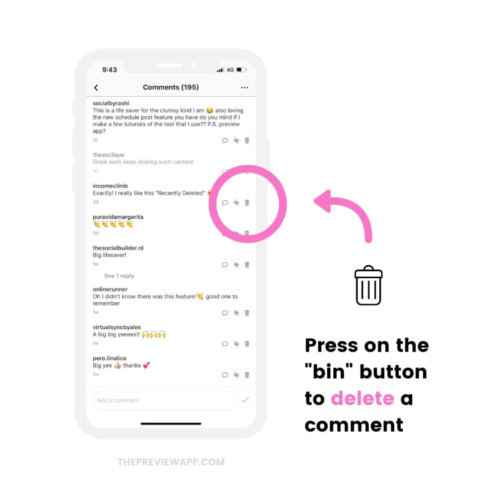 How to Hide Instagram Comments with Preview (without them