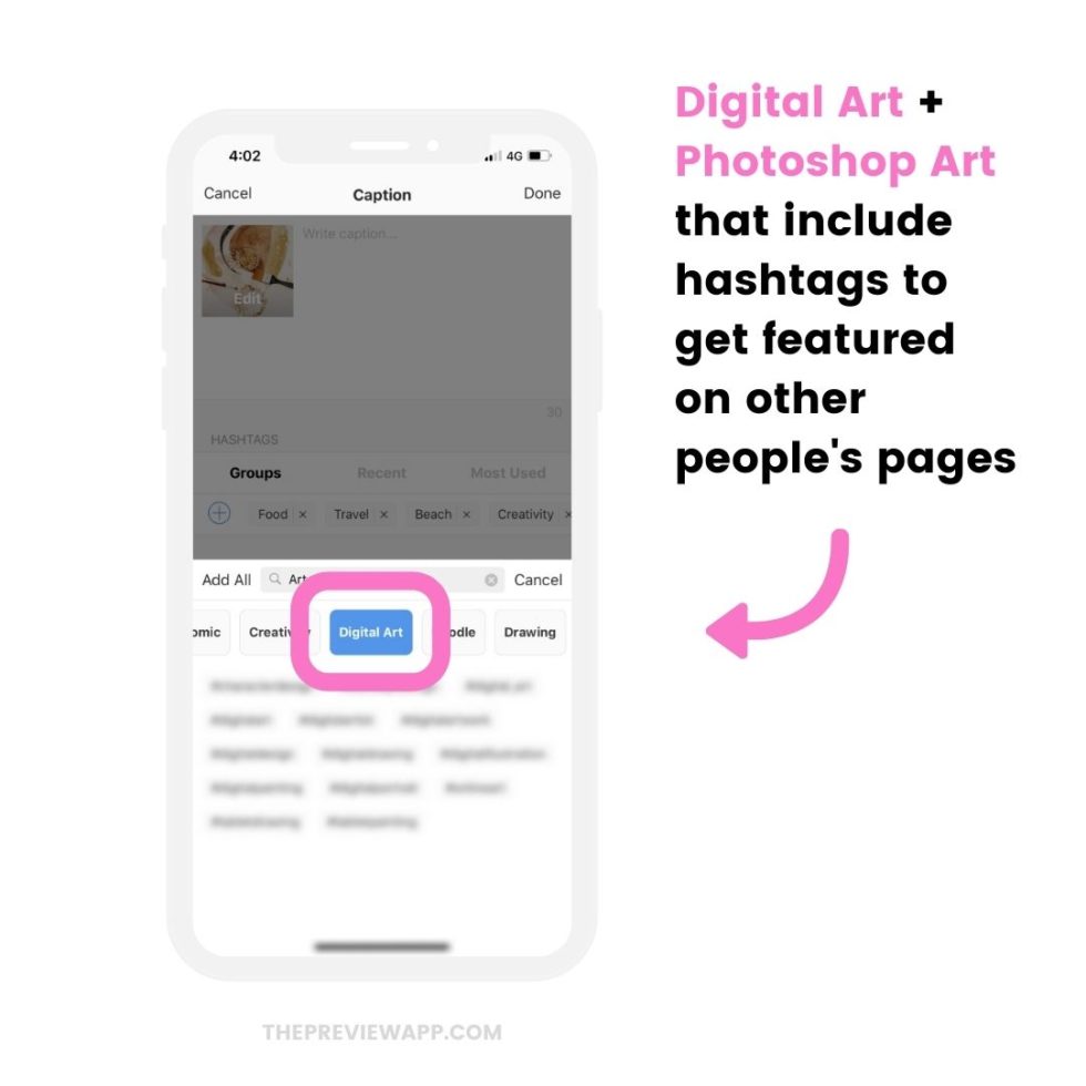 +100 Instagram Hashtags for Artists (art feature hashtags