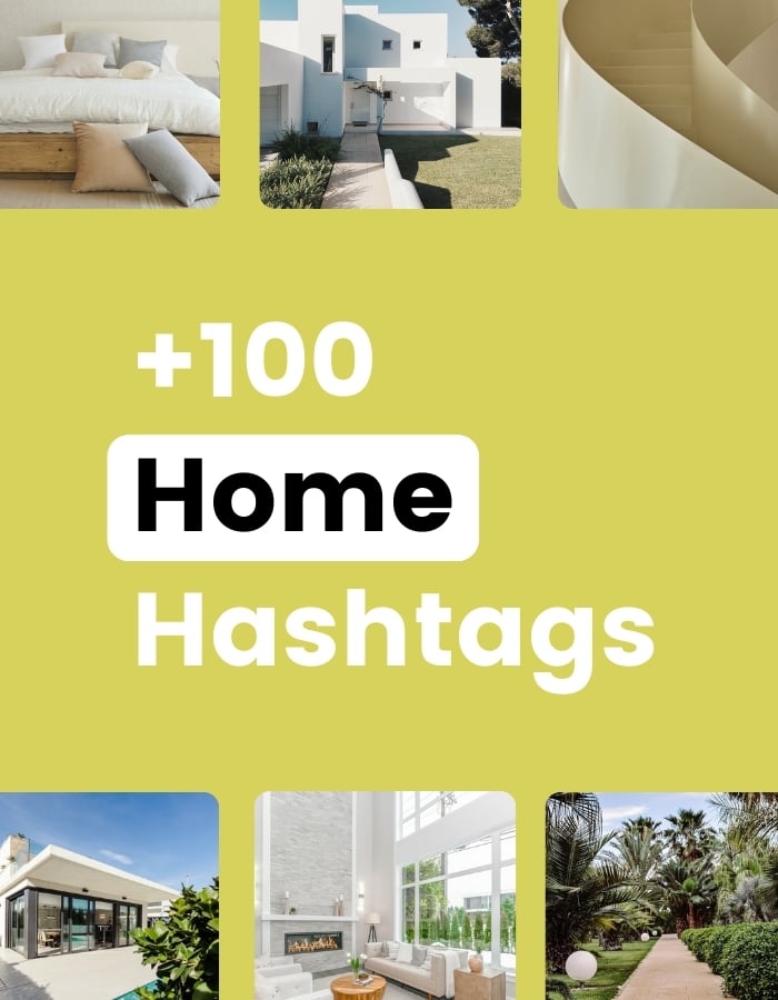 Home decor instagram hashtags in Preview app