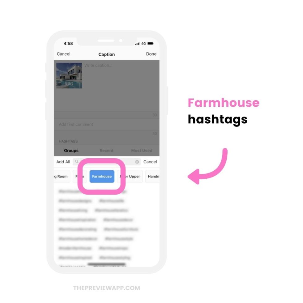 +100 Home Decor Instagram Hashtags to Grow your Account