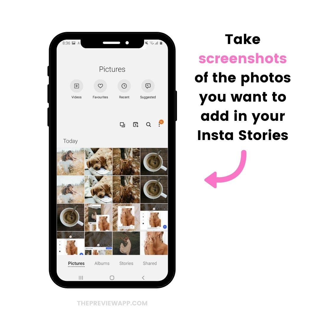 How to Add Multiple Photos in one Insta Story?