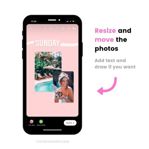 How to Add Multiple Photos in one Insta Story?