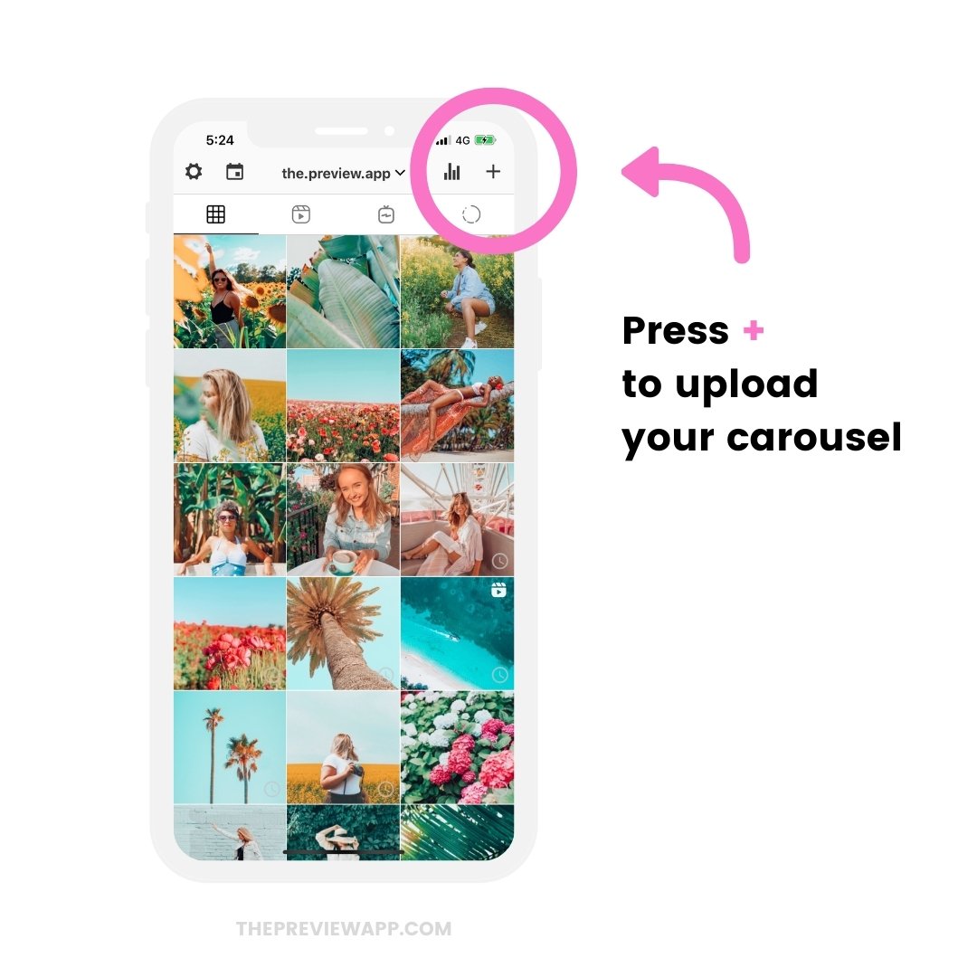 How to schedule Instagram Carousel Posts with Preview