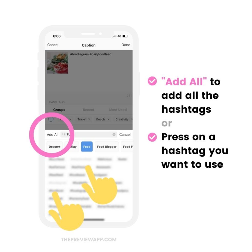 Instagram Hashtags for Food Bloggers & Lovers (+200 Copy & Paste)