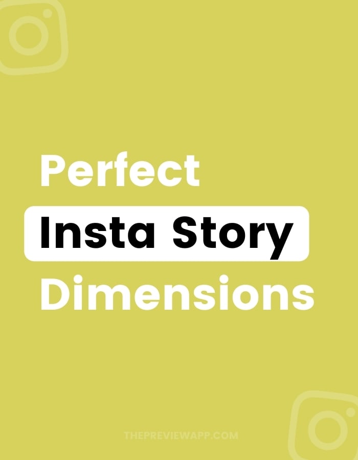 Instagram Story Dimensions