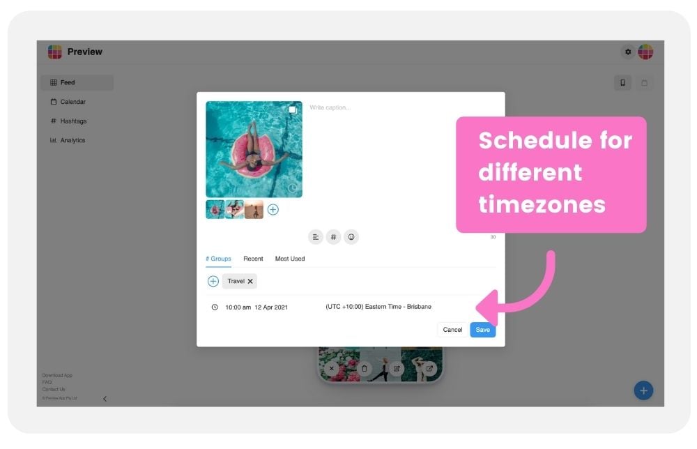 How to schedule Instagram posts from Desktop with Preview