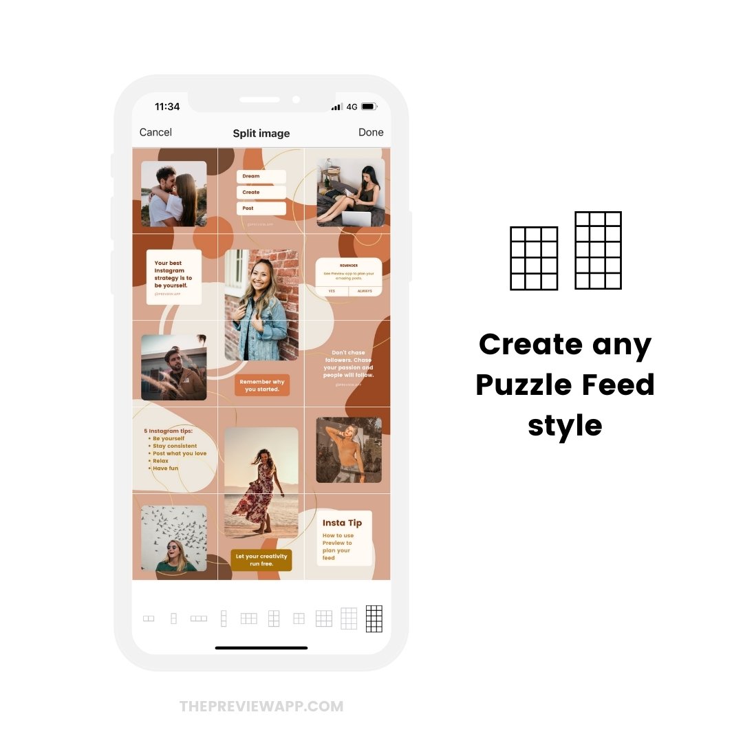 split picture into grid .net instagram