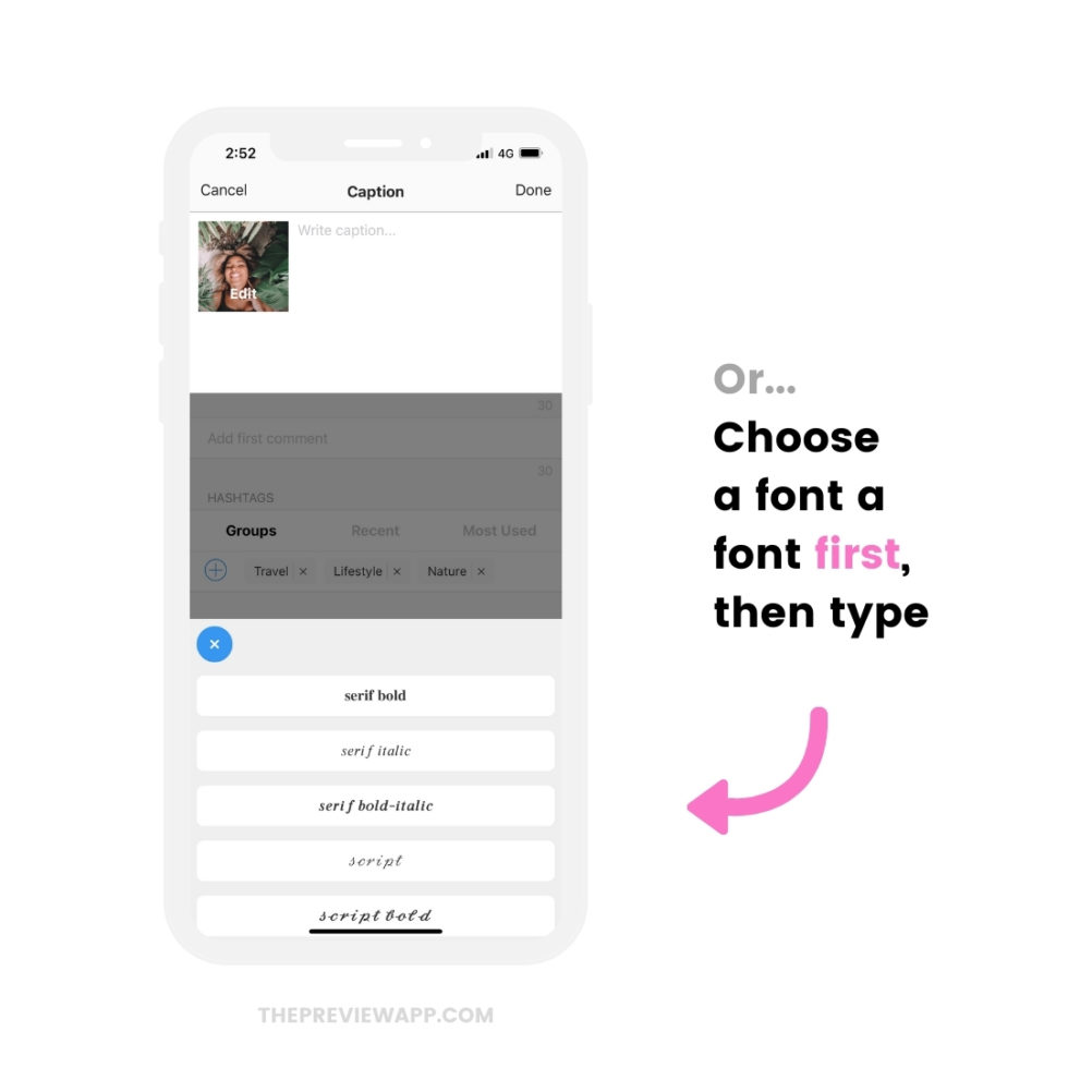 Instagram Fonts Generator (the Easiest for Captions, Bio and Stories)