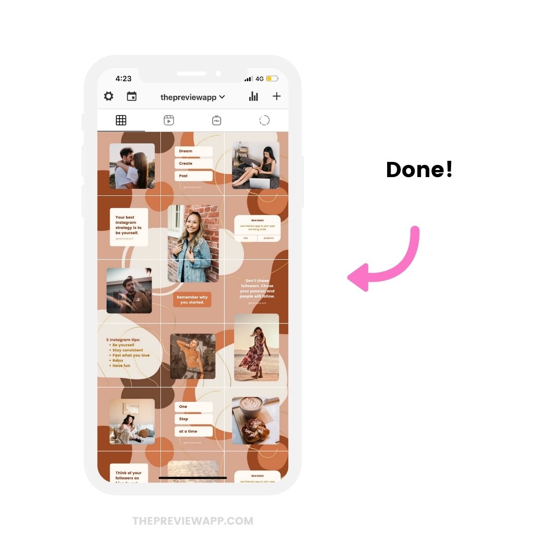 instagram puzzle feed templates