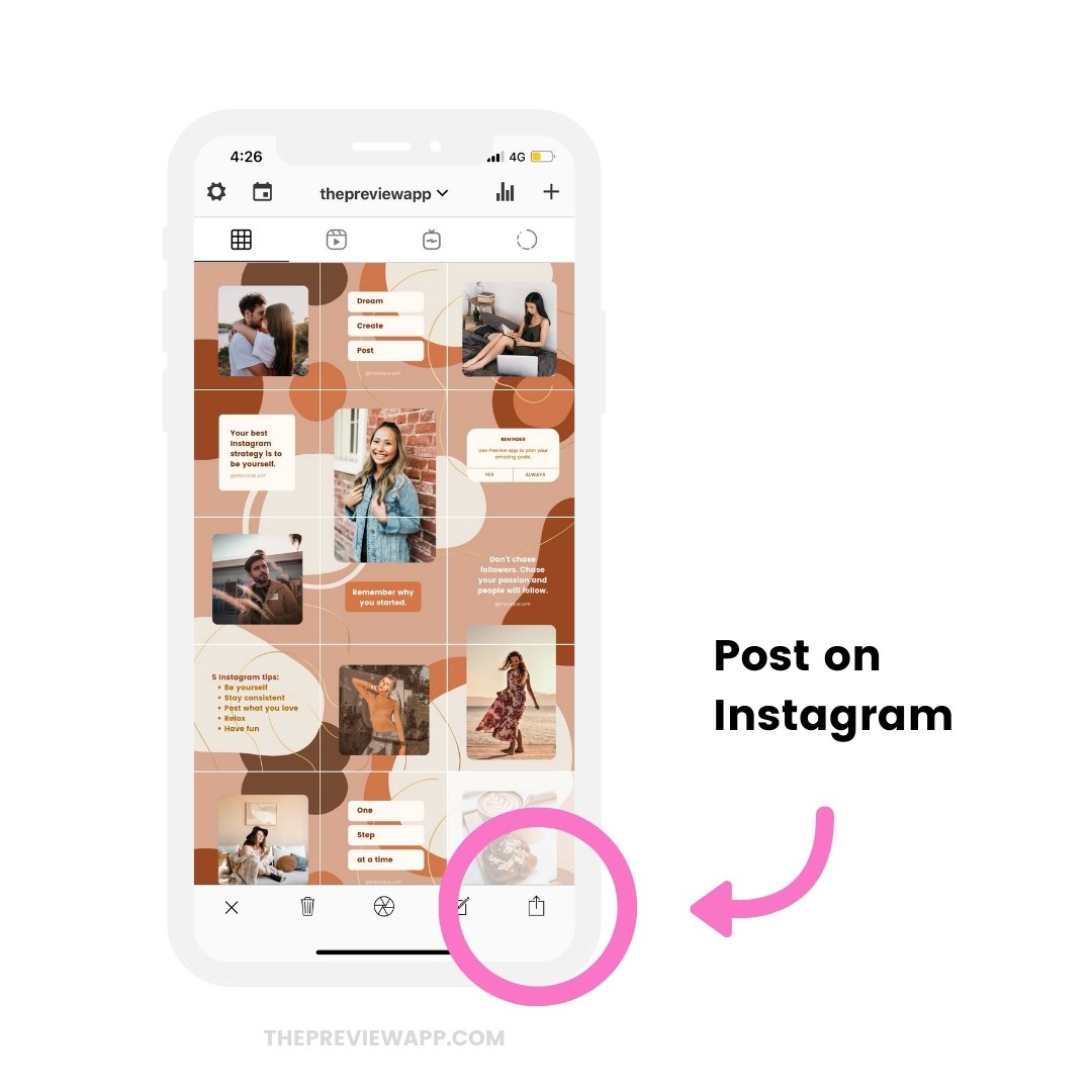 instagram puzzle feed templates