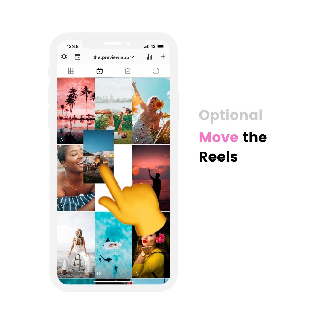 instagram reels remove from profile grid