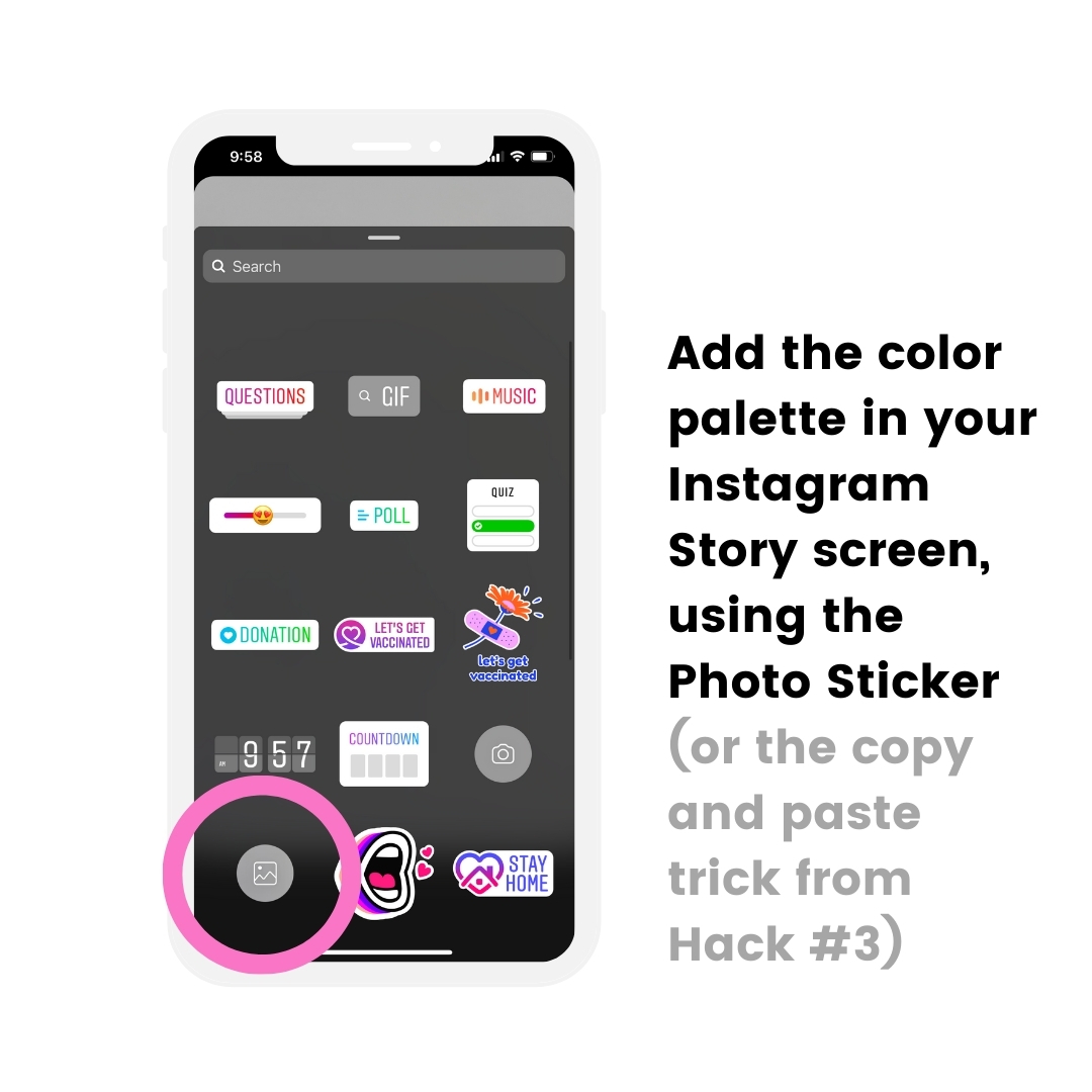 instagram story hacks