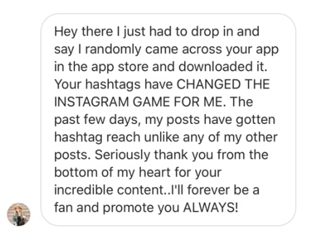Skincare Instagram hashtags message