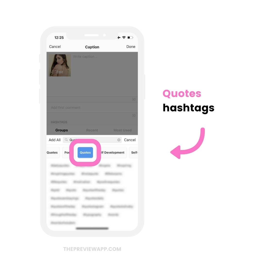 Skincare humor, memes and quotes Instagram hashtags in Preview app (copy and paste)
