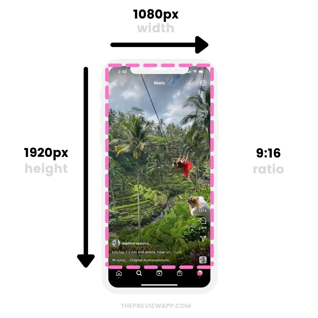 NEW Instagram Reels Sizes, Dimensions & Safe Ratios